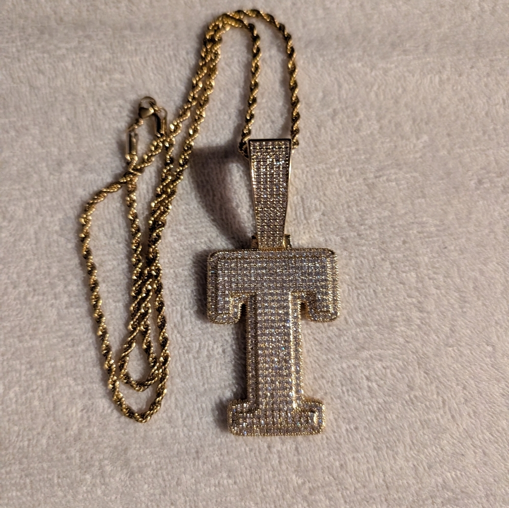 T Pendant  & Necklace